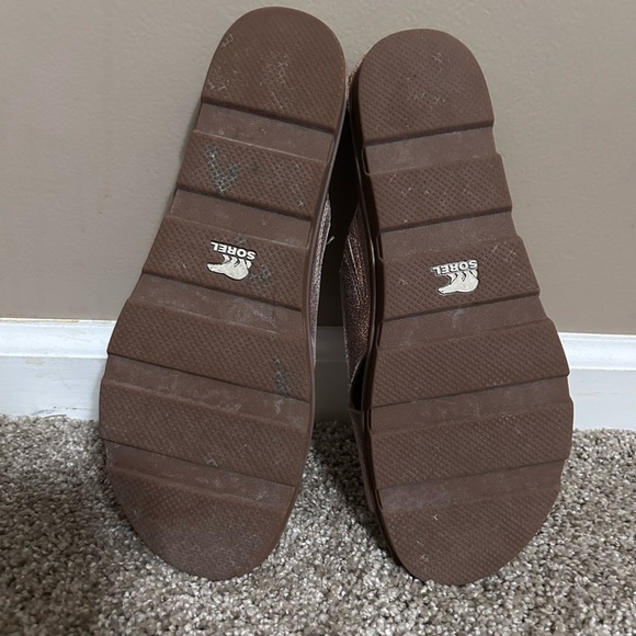 Sorel Gemma Metallic Rose Gold Sandals - Picture 4 of 4